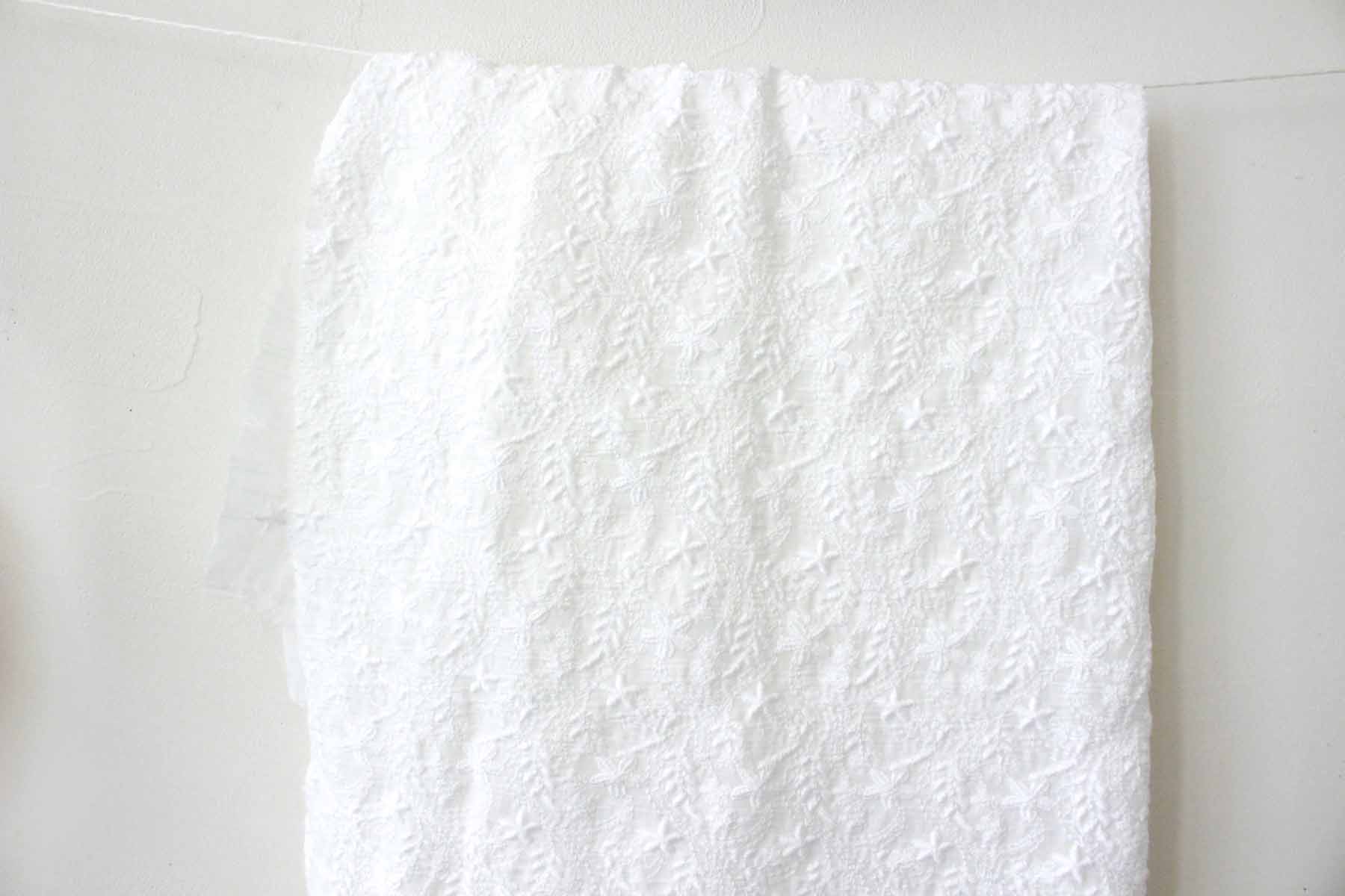 Jca綿麻スラブローンレースA-5枚花びら